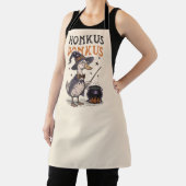 ヴィンテージおもしろいダックウィザードハロウィーン エプロン (インサイチュ)