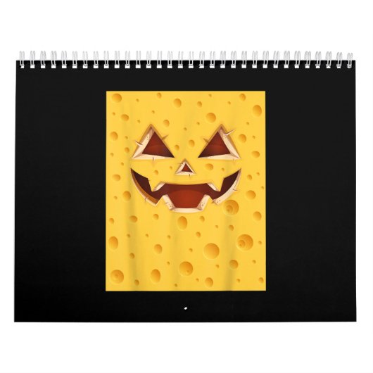 ヴィンテージおもしろいチーズの衣装ハロウィーン カレンダー (カバー)