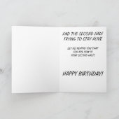 ヴィンテージおもしろいテストダンミーマンネクインドール写真 カード (内部)