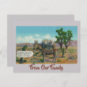 ヴィンテージおもしろいデザートカード (正面/裏面)