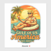 ヴィンテージおもしろいトランプアメリカ湾2025 シール (シート)