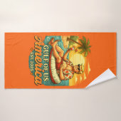 ヴィンテージおもしろいトランプアメリカ湾2025 バスタオル (バスタオル)