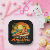 ヴィンテージおもしろいトランプアメリカ湾2025 ペーパープレート (パーティー)