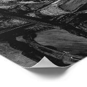 ヴィンテージおもしろいドラムミュージックアートプリントモンキードラマー ポスター (角)