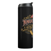 ヴィンテージおもしろいナックルヘッドアカデミースカル タンブラー (回転左)