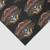 ヴィンテージおもしろいナックルヘッドアカデミースカル 薄葉紙 (詳細)