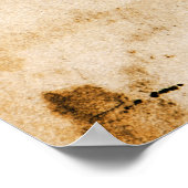 ヴィンテージおもしろいハロウィーンの歓迎こども ポスター (角)