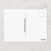 ヴィンテージおもしろいバレンタイン動物カップルデートすることコピー ポストカード (裏面)