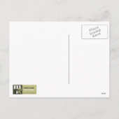 ヴィンテージおもしろいパピーバレンタインデイはがき シーズンポストカード (裏面)