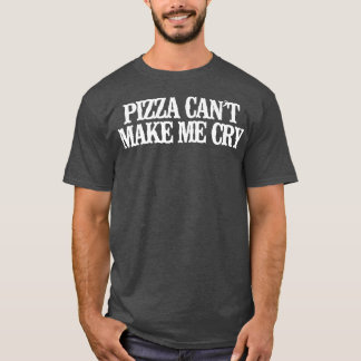 ヴィンテージおもしろいピザは私に皮肉なViを泣かせることができない Tシャツ