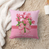 ヴィンテージおもしろいピンクおばあちゃんの定義チューリップ クッション (ブランケット)