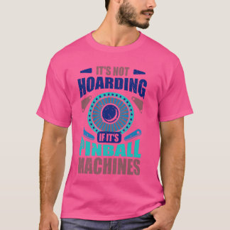 ヴィンテージおもしろいピンボールゲーマーフリッパーフリッピングボール Tシャツ