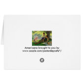 ヴィンテージおもしろいファミリーピクニック (裏面横)