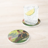 ヴィンテージおもしろいファミリーピクニック コースター (側面)