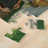 ヴィンテージおもしろいファミリーピクニック ジグソーパズル (側面)