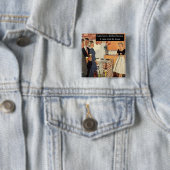 ヴィンテージおもしろいブライダルシャワー/ハウスウォーミングパーティー 缶バッジ (インサイチュ)