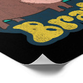 ヴィンテージおもしろいブラットBa ポスター (角)