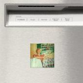 ヴィンテージおもしろいマルティーニhappy主婦マグネット マグネット (インサイチュ (食洗機))