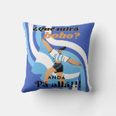 ヴィンテージおもしろいメッシーアルゼンチンケミラボボ クッション (裏面)