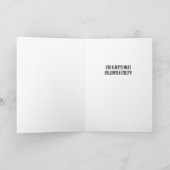 ヴィンテージおもしろいモスタースケルトンハロウィーン シーズンカード (内部)