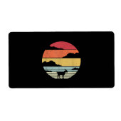 ヴィンテージおもしろいヤギのプレゼント ラベル (正面)