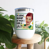 ヴィンテージおもしろいレトロ女性ステムレス