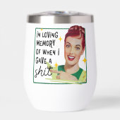 ヴィンテージおもしろいレトロ女性ステムレス (正面)