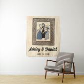 ヴィンテージおもしろいレトロ婚約リングや輪素朴結婚の タペストリー (インサイチュ)