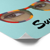 ヴィンテージおもしろいレトロ控えめなサプライズパーティーポスター ポスター (角)