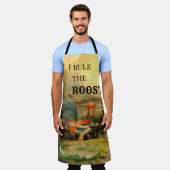 ヴィンテージおもしろいロースターローストエプロン エプロン (着用した状態)