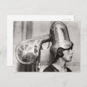 ヴィンテージおもしろい乾燥機 ポストカード (正面/裏面)