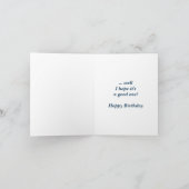 ヴィンテージおもしろい出荷誕生日 カード (内部)