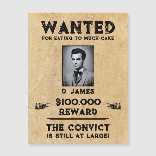 ヴィンテージおもしろい受刑者の報酬が磁気カードを要求 (正面)