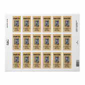 ヴィンテージおもしろい受刑者の報酬希望のステッカー ラベル (フルシート)