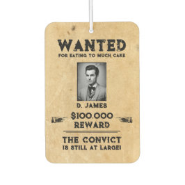 ヴィンテージおもしろい受刑者賞希望誕生日パーティー カーエアーフレッシュナー