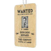 ヴィンテージおもしろい受刑者賞希望誕生日パーティー カーエアーフレッシュナー (左)