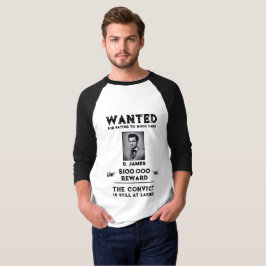 ヴィンテージおもしろい受刑者賞希望誕生日パーティー Tシャツ