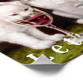 ヴィンテージおもしろい可愛いパーティー猫 – パーティしよう! ポスター (角)