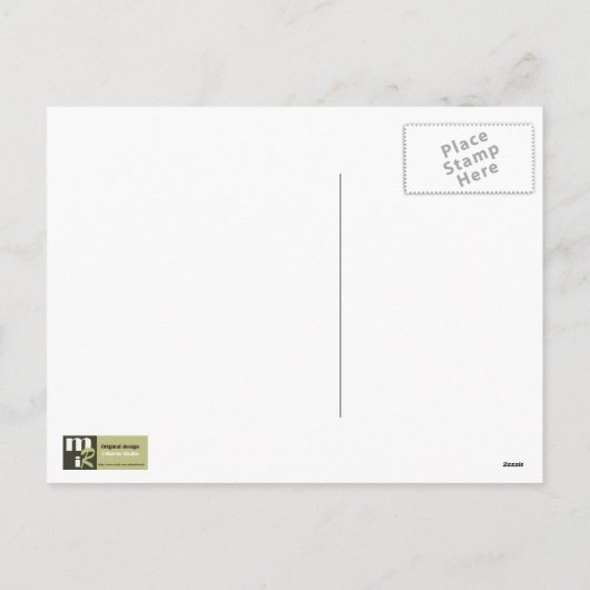 ヴィンテージおもしろい小さな女の子 シーズンポストカード (裏面)