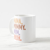 ヴィンテージおもしろい母 コーヒーマグカップ (正面左)