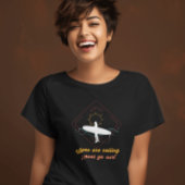 ヴィンテージおもしろい波が呼び出している Tシャツ