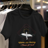 ヴィンテージおもしろい波が呼び出している Tシャツ