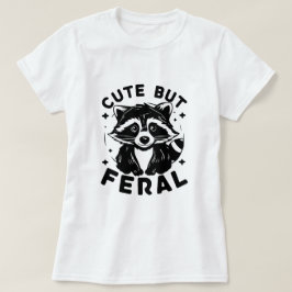 ヴィンテージおもしろい皮肉ラクーン Tシャツ