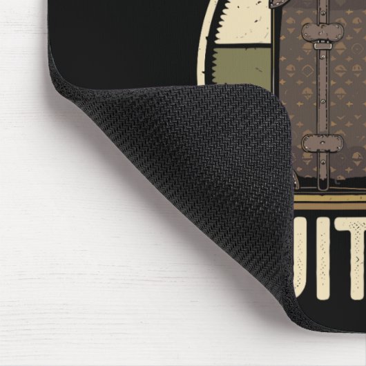 ヴィンテージおもしろい私は私のスーツケーストランプミーム1 マウスパッド (コーナー)