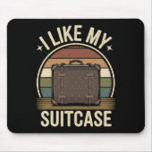 ヴィンテージおもしろい私は私のスーツケーストランプミーム1 マウスパッド (正面)