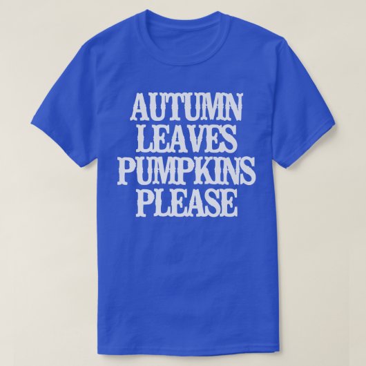 ヴィンテージおもしろい紅葉 Tシャツ (デザイン正面)