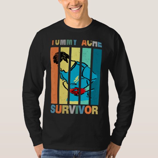 ヴィンテージおもしろい腫痛の生存者 Tシャツ (正面)