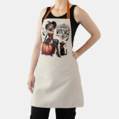 ヴィンテージおもしろい西ウィッチハロウィーン エプロン (インサイチュ)