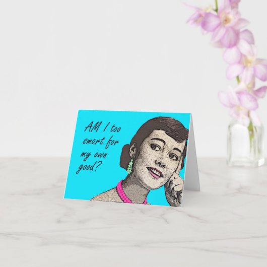 ヴィンテージおもしろい誕生日 カード (蘭)