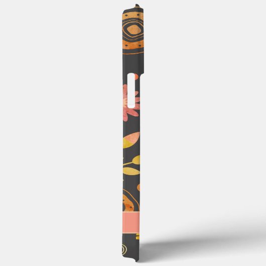 ヴィンテージおもしろい離れフローラトレンディー名の表示 Case-Mate iPhoneケース (裏面 / 右)